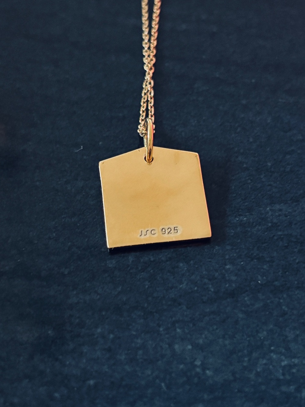 Jet Set Candy PBI Palm Beach Airport Necklace Gold Vermeil 925 Retired Code - Picture 5 of 5